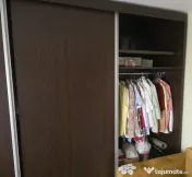 Dulap, sifonier 3 usi glisante, culoare wenge