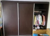Dulap, sifonier 3 usi glisante, culoare wenge
