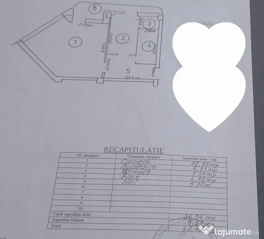 De vanzare apartament cu o cameră str. Brăilei, et. 7...