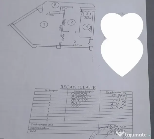De vanzare apartament cu o cameră str. Brăilei, et. 7...
