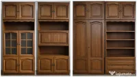 Mobilier sufragerie din lemn + colțar extensibil și fotoliu