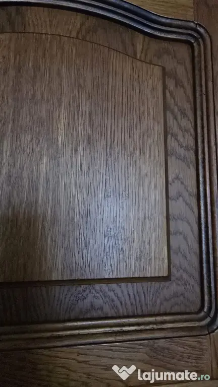 Mobilier sufragerie din lemn + colțar extensibil și fotoliu