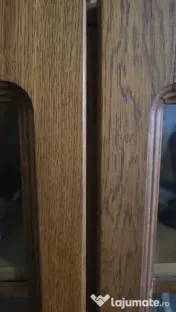 Mobilier sufragerie din lemn + colțar extensibil și fotoliu