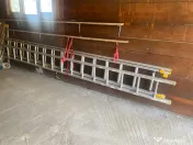 Scară profesională din aluminiu ALVE FORTE PROFI 3×15 trepte 