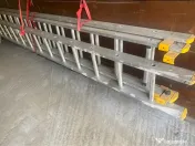 Scară profesională din aluminiu ALVE FORTE PROFI 3×15 trepte 