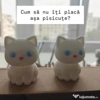 Pisici figurină printate 3D