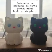 Pisici figurină printate 3D 