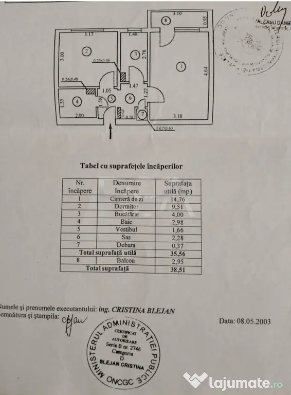 2 camere | Brâncoveanu | Budimex | Bloc reabilitat | Balcon