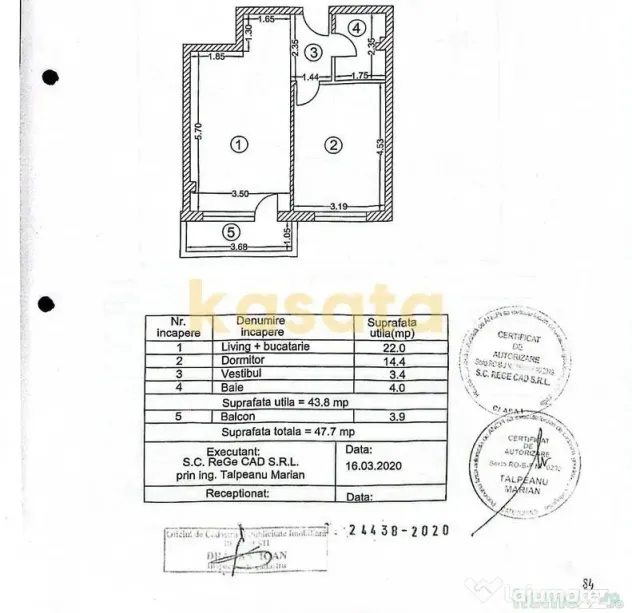 Apartament 2 camere|Bloc 2020|Complet mobilat și utilat - Bucuresti (Bucuresti-Ilfov)