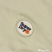 Superdry Tricou Alb Logo Brodat Bărbați Mărimea S Ca și Nou Original