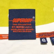 Superdry Tricou Alb Logo Brodat Bărbați Mărimea S Ca și Nou Original