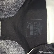 Bustieră sport Puma damă S alb-negru nouă cu etichetă