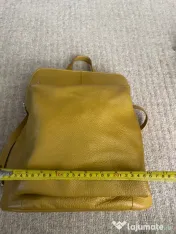Geantă-Rucsac 2-în-1 din Piele Naturală 