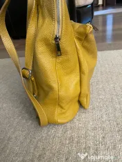 Geantă-Rucsac 2-în-1 din Piele Naturală 