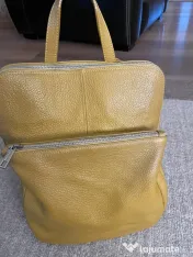 Geantă-Rucsac 2-în-1 din Piele Naturală 