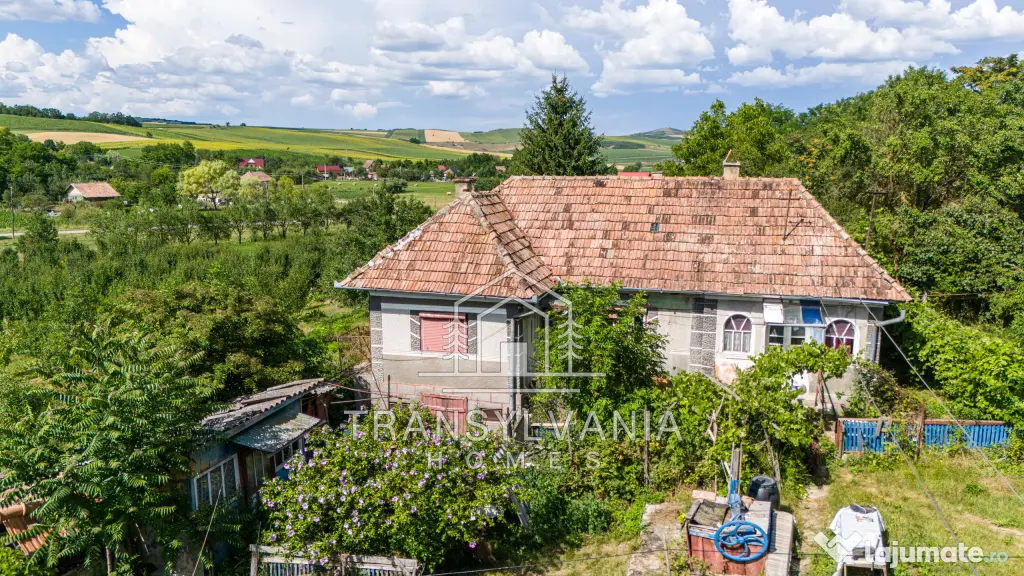 Casă tradițională cu teren de 2.560mp, în Sâmboleni, com. Cămărașu