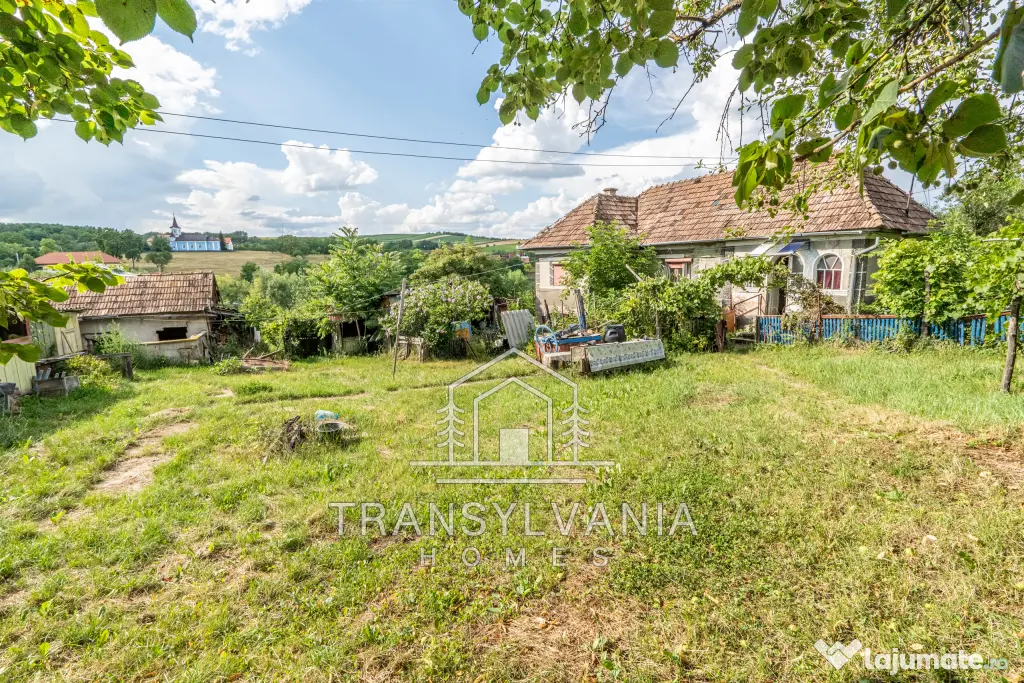 Casă tradițională cu teren de 2.560mp, în Sâmboleni, com. Cămărașu