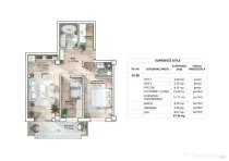 Apartament 3 camere, 67.35 mp, zona Galata