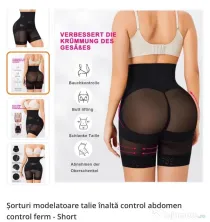Șorturi modelatoare talie înaltă control abdomen