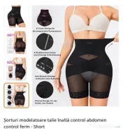 Șorturi modelatoare talie înaltă control abdomen 