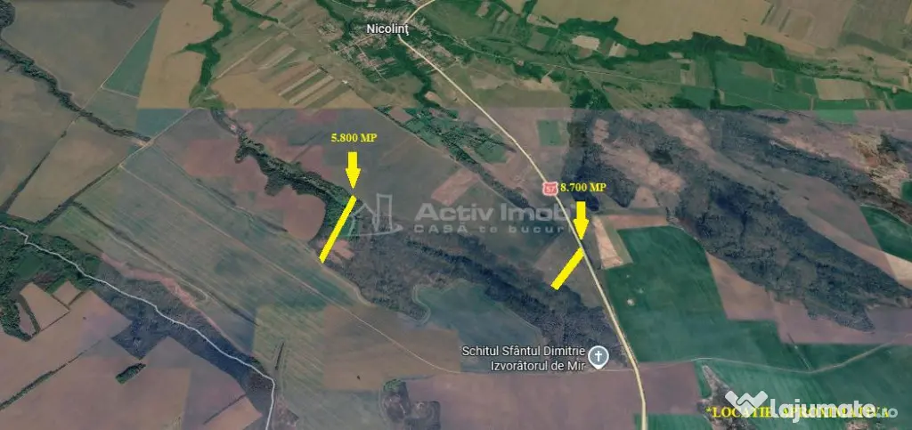 Nicolint, 2 Terenuri Extravilane, Arabil, 1.45 Hectare