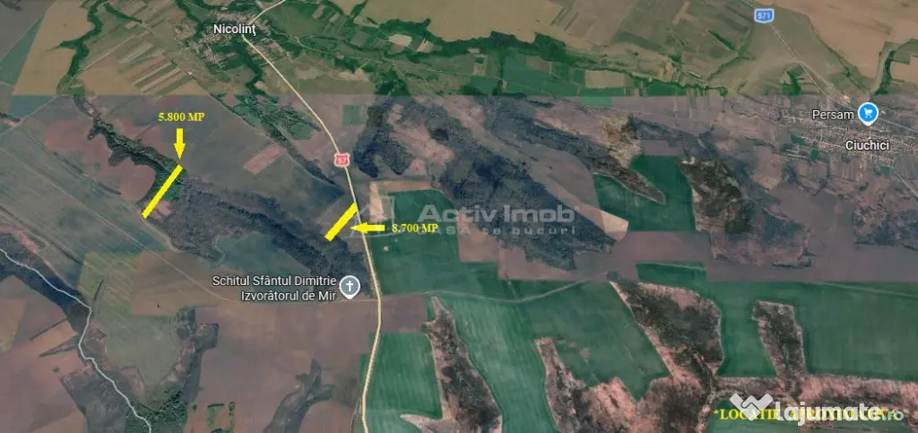 Nicolint, 2 Terenuri Extravilane, Arabil, 1.45 Hectare