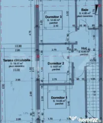 Casa individuala 4 camere, 111.23mp, 56.95 mp gradina, zona