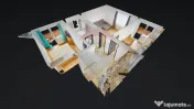 Pet friendly| Apartament 2 camere | Sânpetru | Loc parca... 