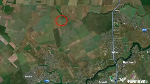 Investitie - Teren extravilan 3 ha langa Padurea Oracu - Balotesti (Bucuresti-Ilfov)