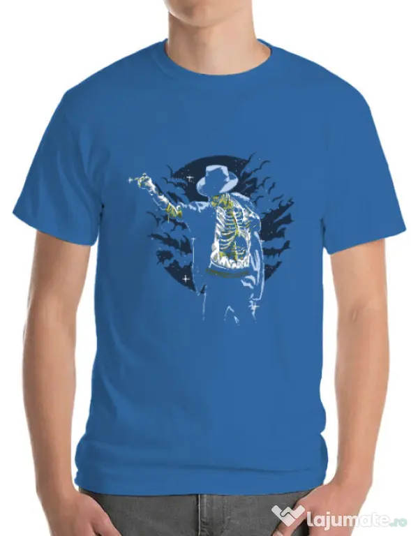 Tricou ADLER barbat Zombie Pop Albastru azuriu