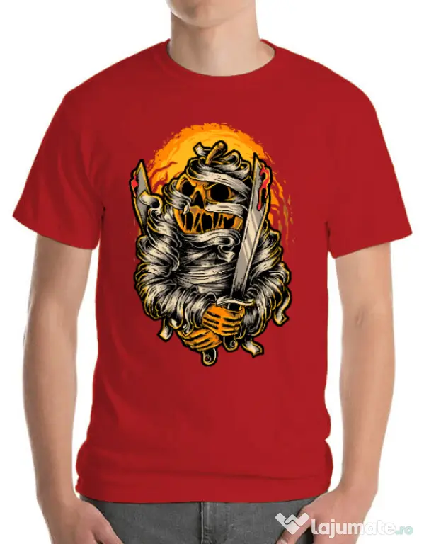Tricou ADLER barbat Mumpkin Rosu