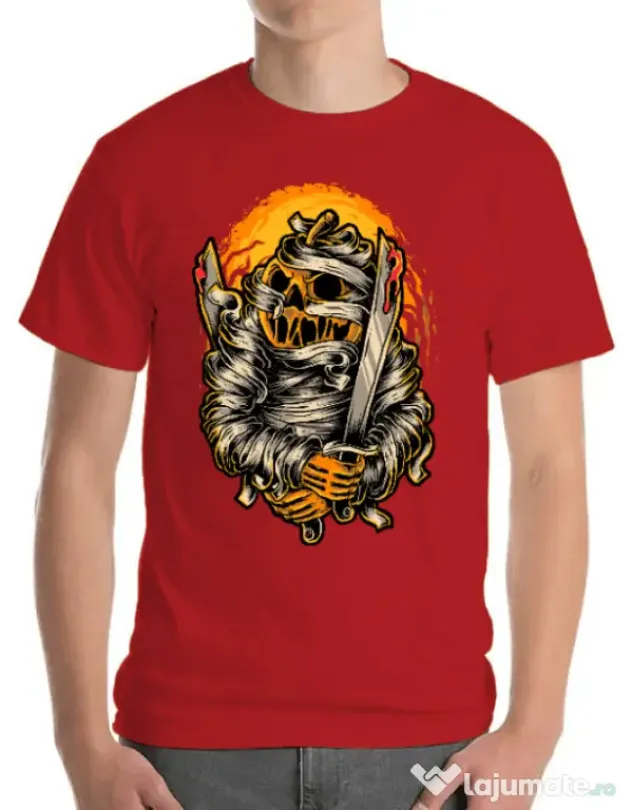 Tricou ADLER barbat Mumpkin Rosu