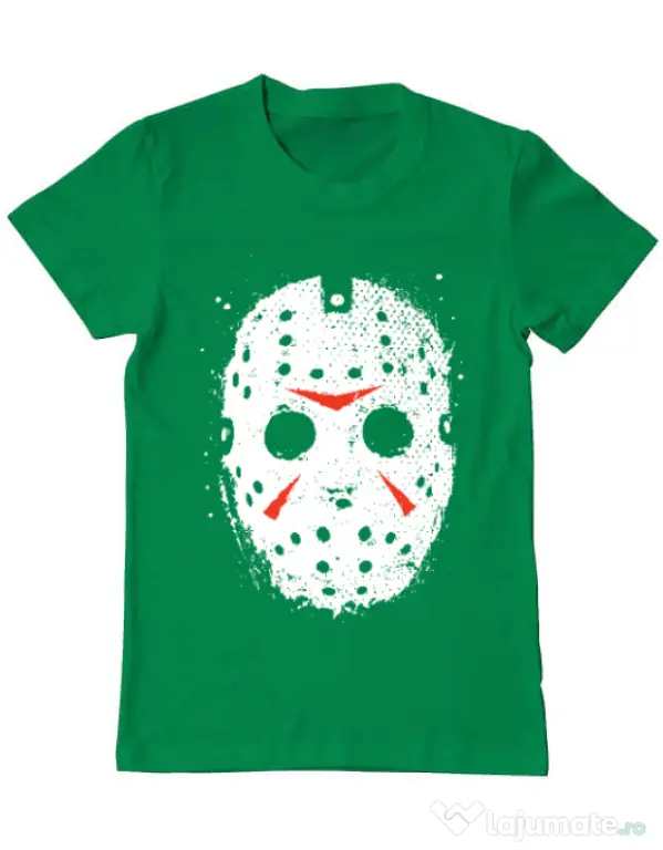 Tricou ADLER barbat Jason Mask Verde mediu