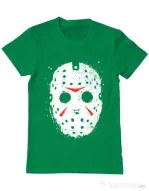 Tricou ADLER barbat Jason Mask Verde mediu