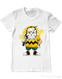 Tricou ADLER barbat Bad boy Alb