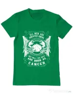 Tricou ADLER barbat The best men are born as Cancer Verde mediu