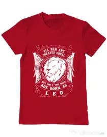 Tricou ADLER barbat The best men are born as Leo Rosu