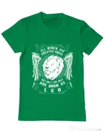 Tricou ADLER barbat The best women are born as Leo Verde mediu