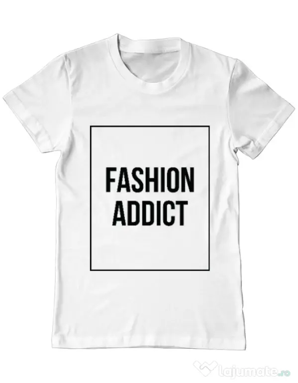 Tricou ADLER barbat Fashion addict Alb
