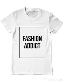 Tricou ADLER barbat Fashion addict Alb