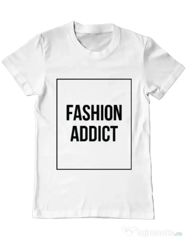 Tricou ADLER barbat Fashion addict Alb