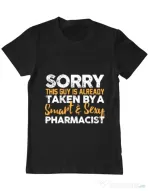 Tricou ADLER barbat This guy is taken Negru