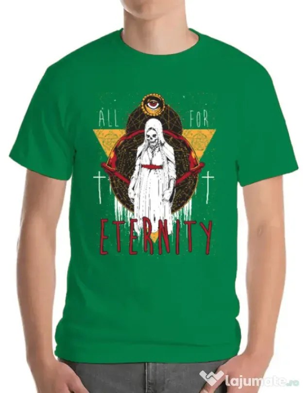 Tricou ADLER barbat All for eterniry Verde mediu