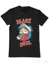Tricou ADLER barbat Black soul Negru