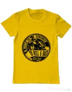 Tricou ADLER barbat A ride to remember Galben