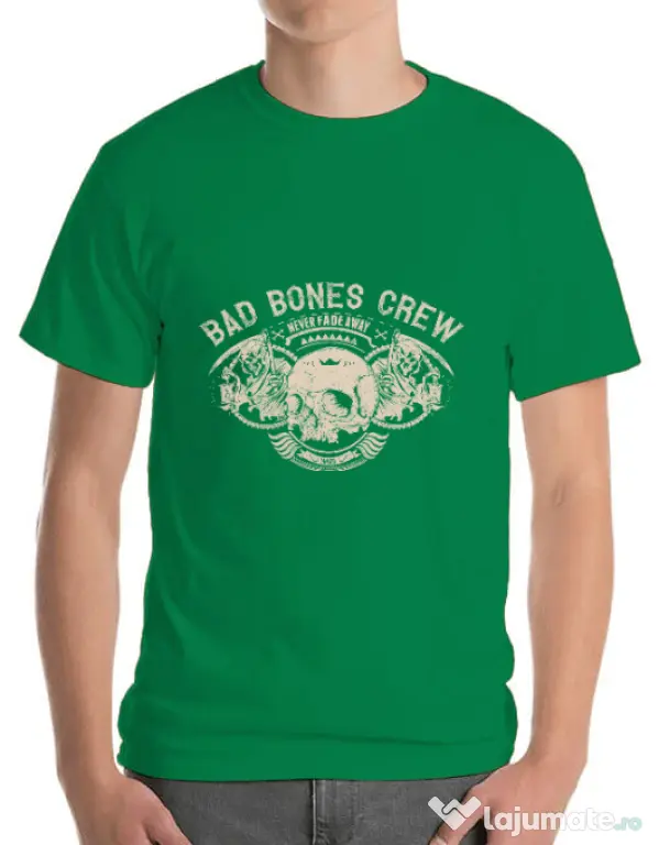 Tricou ADLER barbat Grim reaper Verde mediu