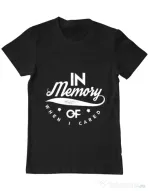 Tricou ADLER barbat In memory of when I cared Negru
