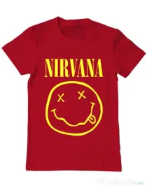 Tricou ADLER barbat Nirvana Rosu