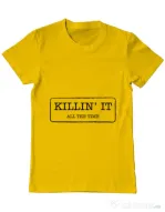 Tricou ADLER barbat Killin it Galben