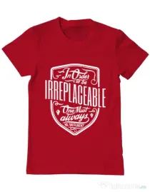 Tricou ADLER barbat Irreplaceable Rosu